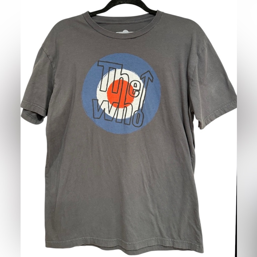 THE WHO Official Winterland Classic Rock Bullseye Logo T-Shirt Size Large